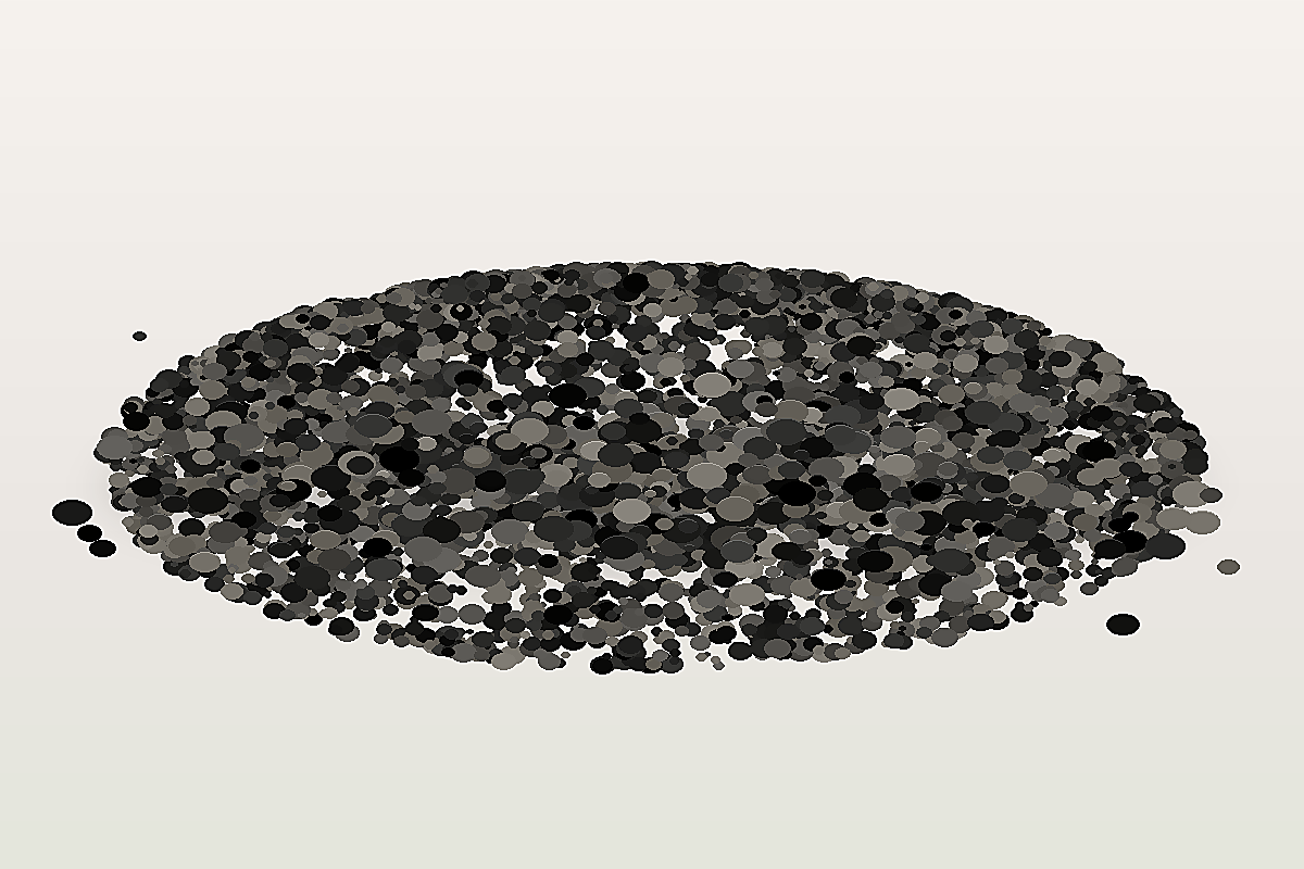 Anthracite filter media