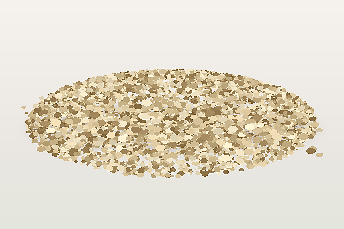 Filter sand for water filters