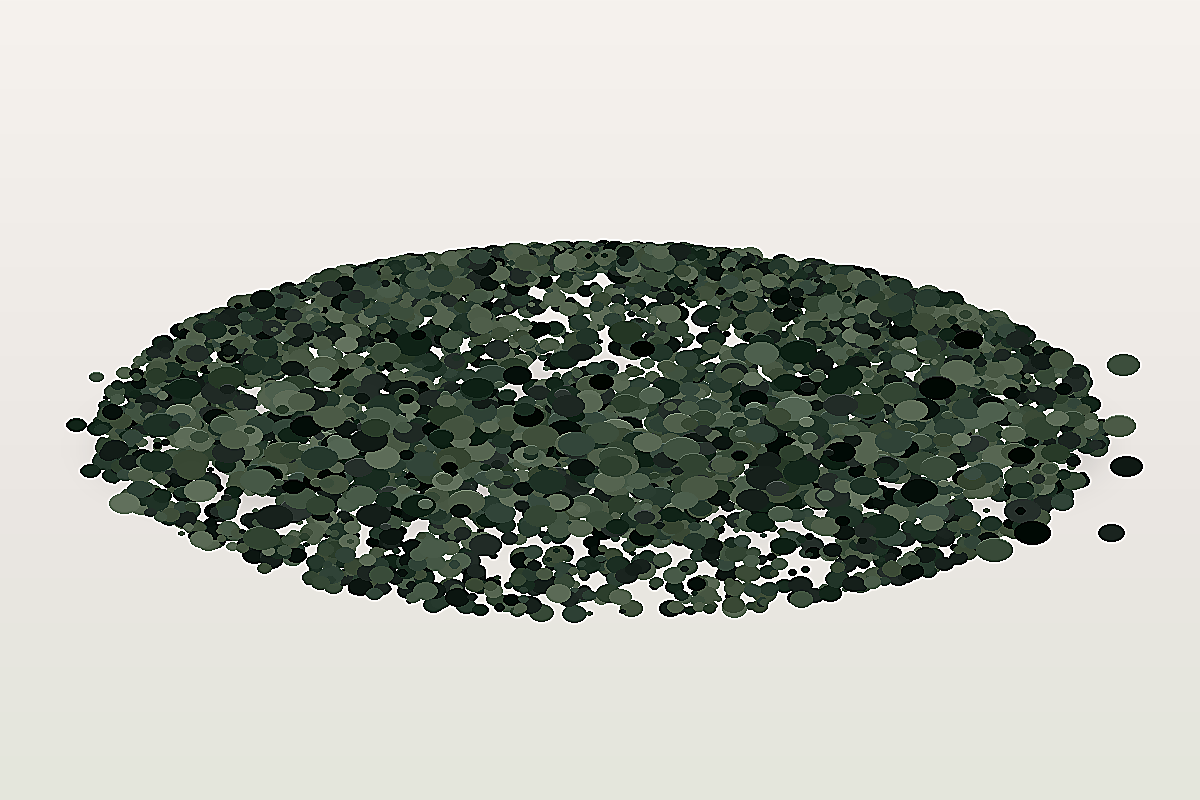 Manganese green sand filter media